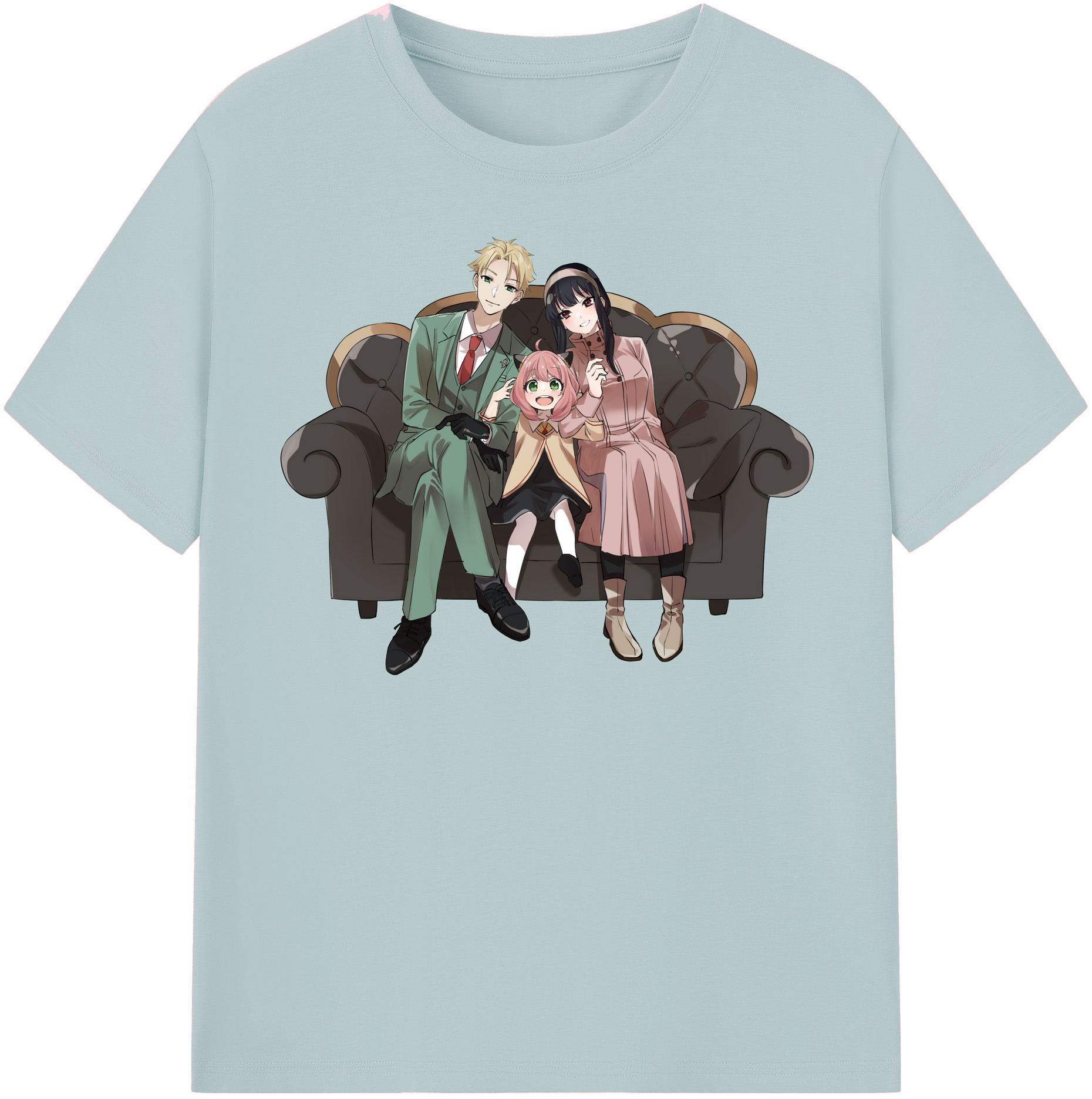 （画像用） SPY×FAMILY间谍家家酒 綿100％半袖Tシャツ（フロントプリント）